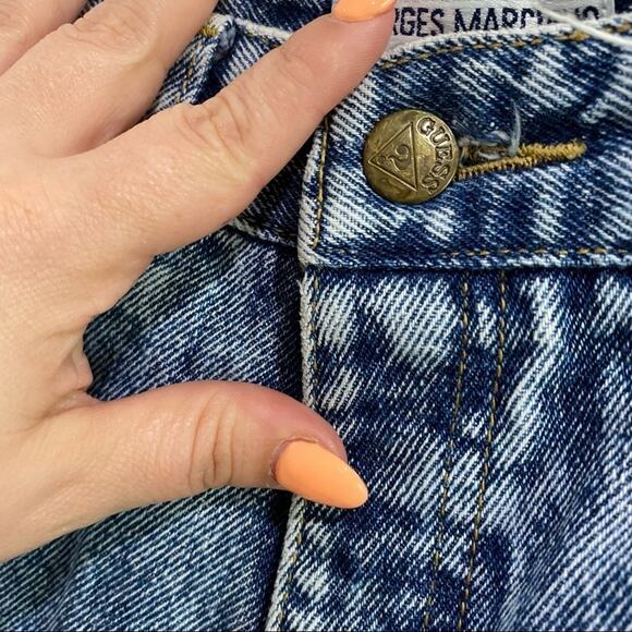 Rare George’s Marciano for Guess  Vintage Silm Mom Jeans Side Zipper - Picture 5 of 16